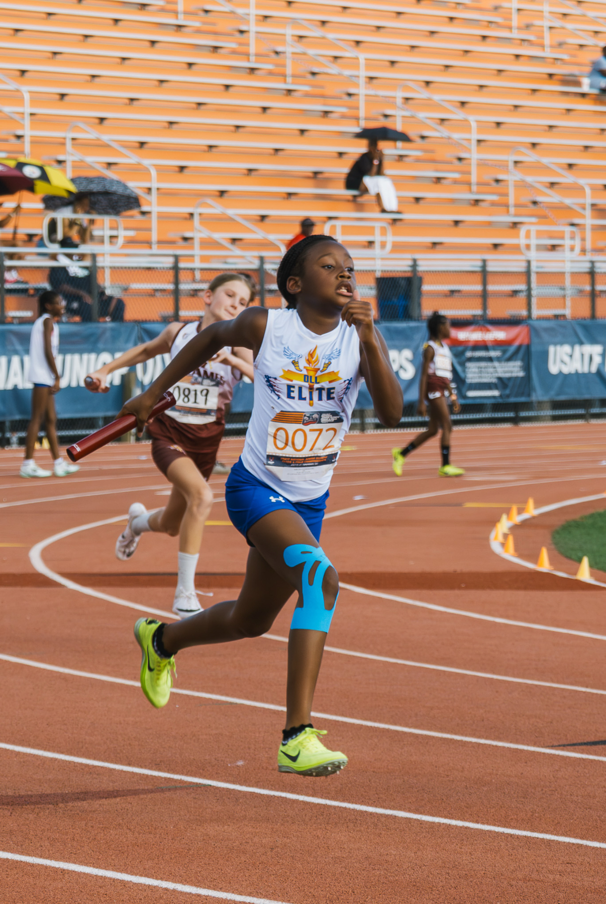 OLL Elite athlete competing at USATF Junior Olympics